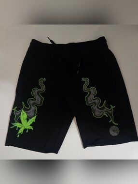 Raw Edge Short From Ethika Streetwear 420 Friendly "Pressured Up" Design.